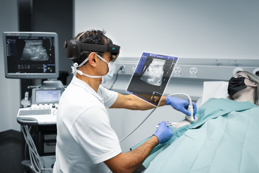 Virtual Mixed reality software design in health tec and med tec (MedTec)